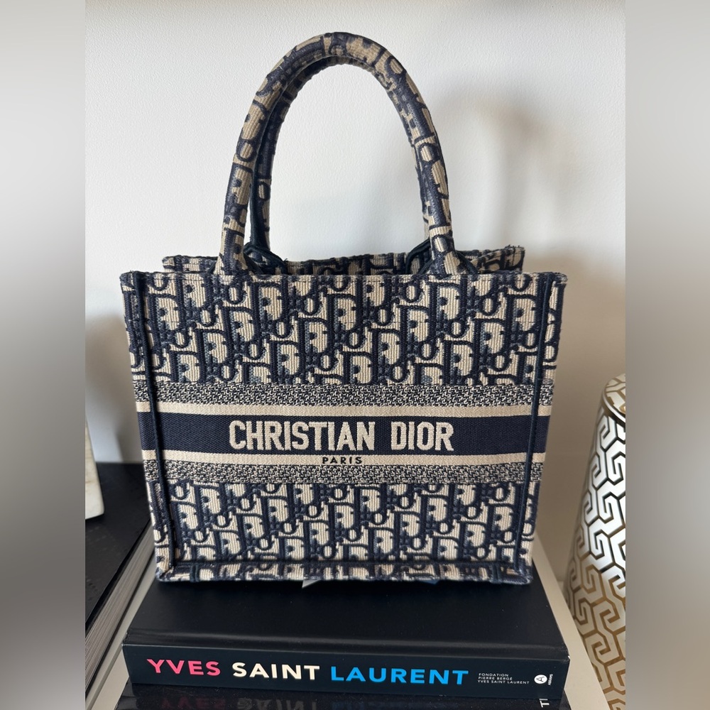 Dior Book Small Blue Bag